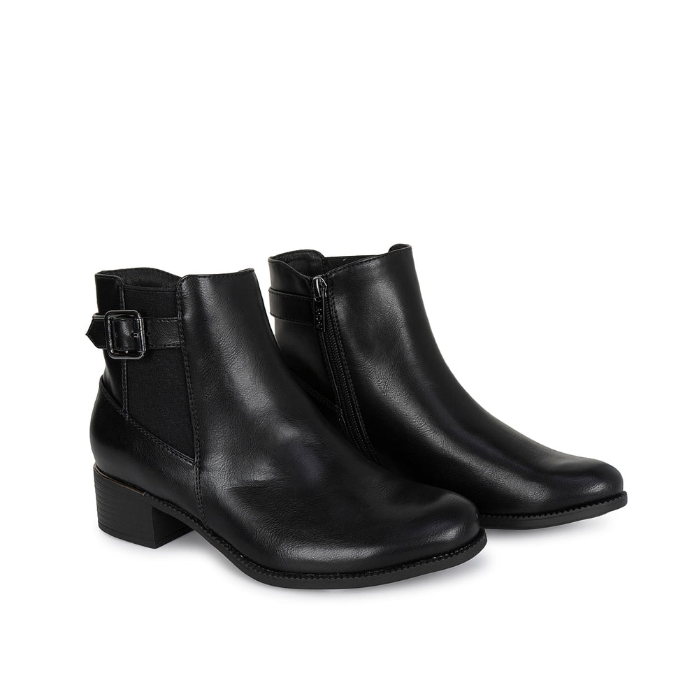 Botin Chelsea Casual Negro Adv