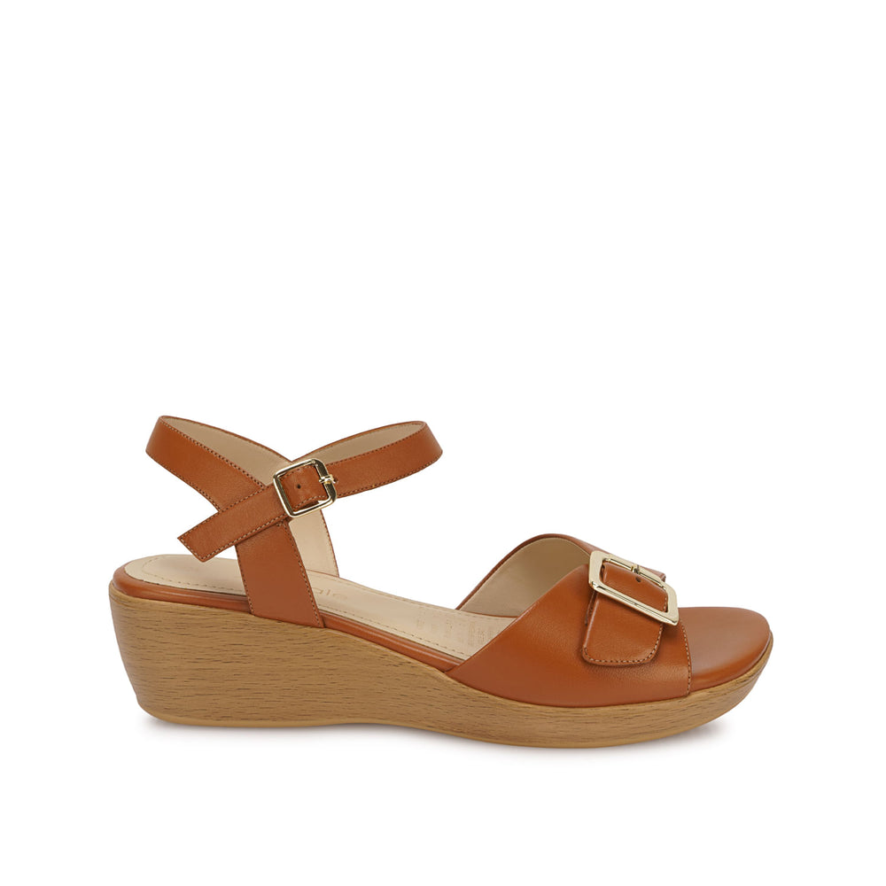 Sandalia D'orsay Casual Natural