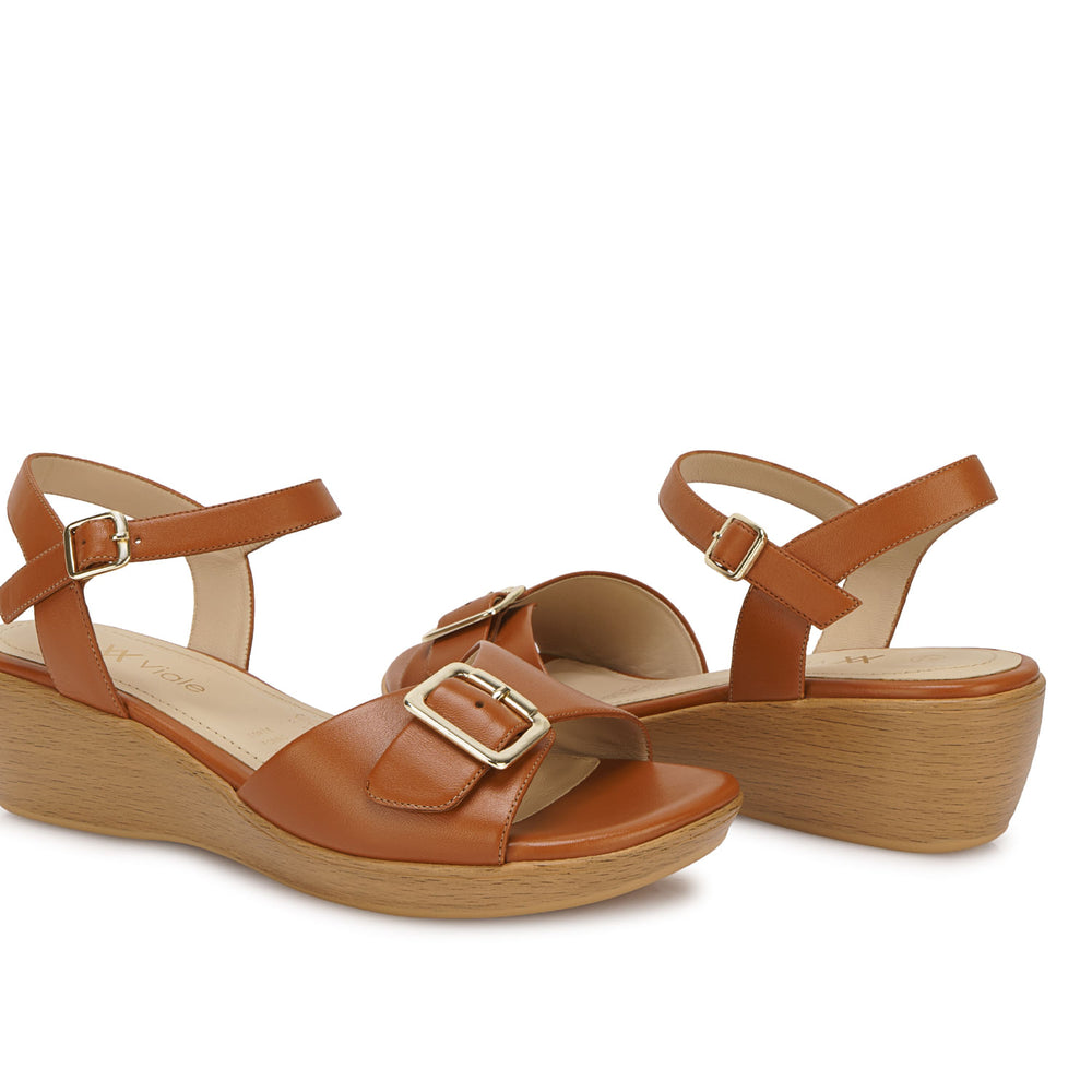 Sandalia D'orsay Casual Natural