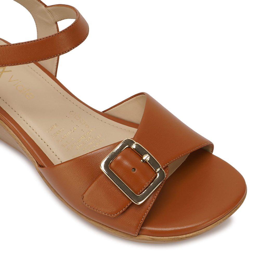Sandalia D'orsay Casual Natural