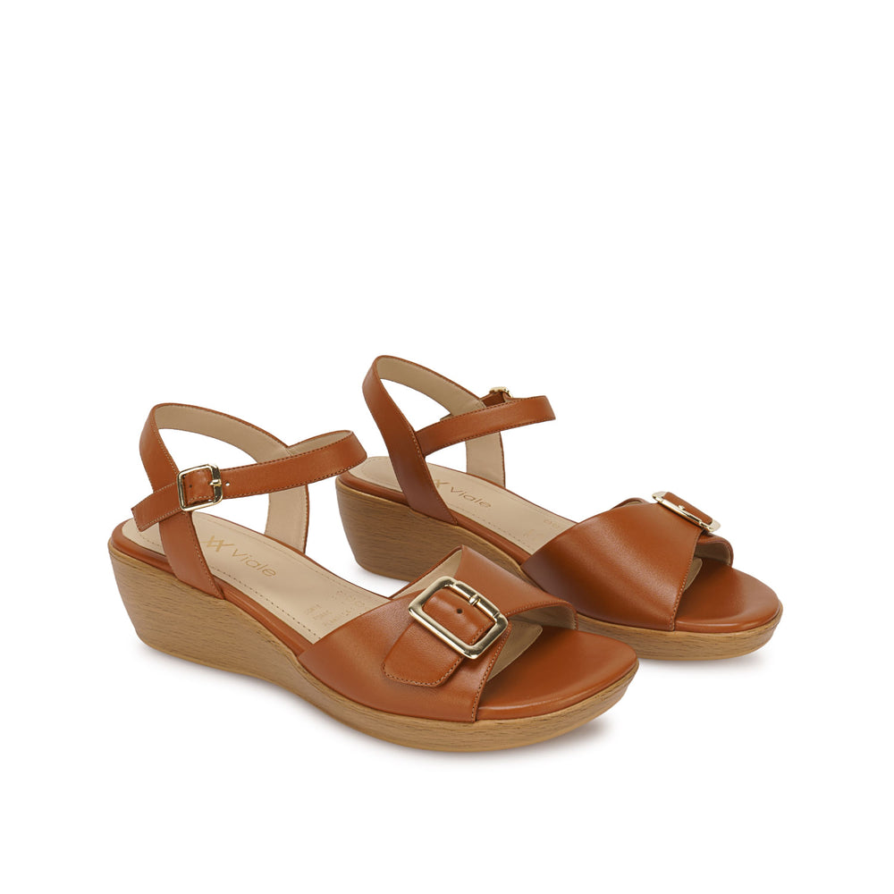 Sandalia D'orsay Casual Natural