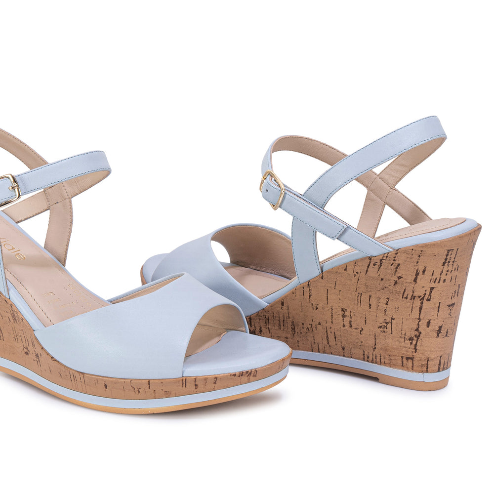 Sandalia D'Orsay Casual Celeste