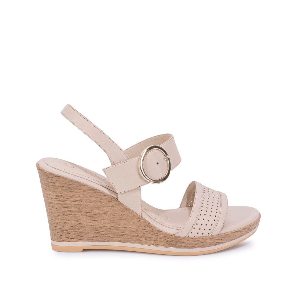 Sandalia D'Orsay Casual Palo/Rosa