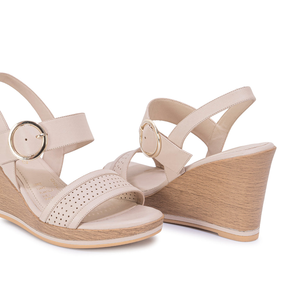 Sandalia D'Orsay Casual Palo/Rosa