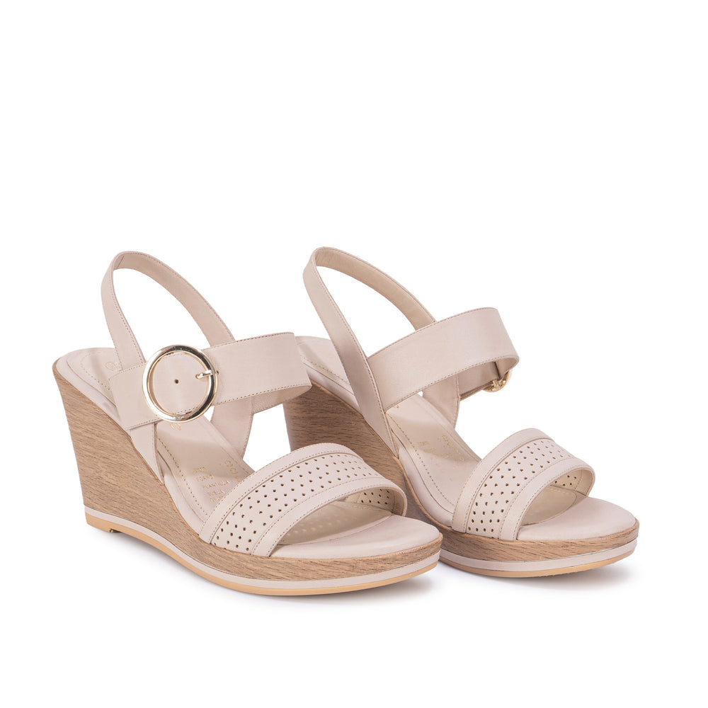 Sandalia D'Orsay Casual Palo/Rosa