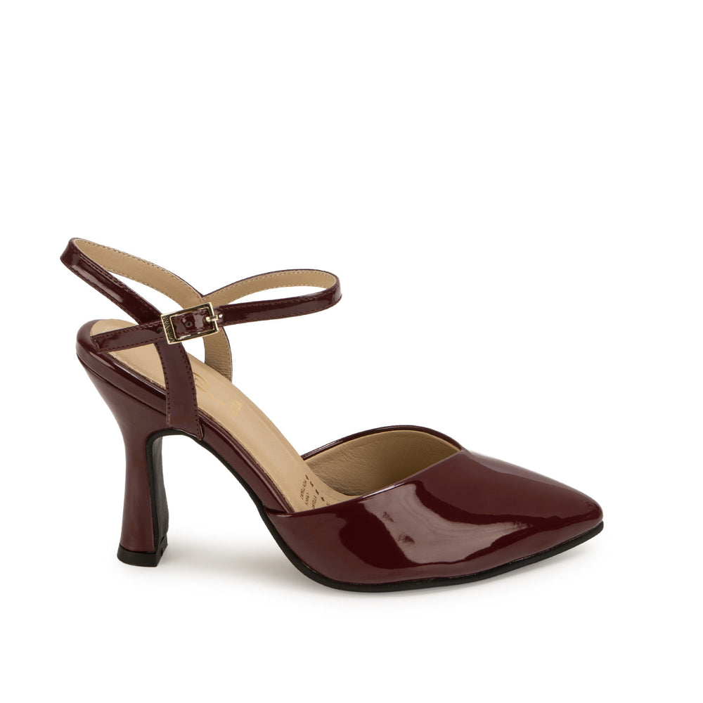 Zapato Stiletto Casual Cereza