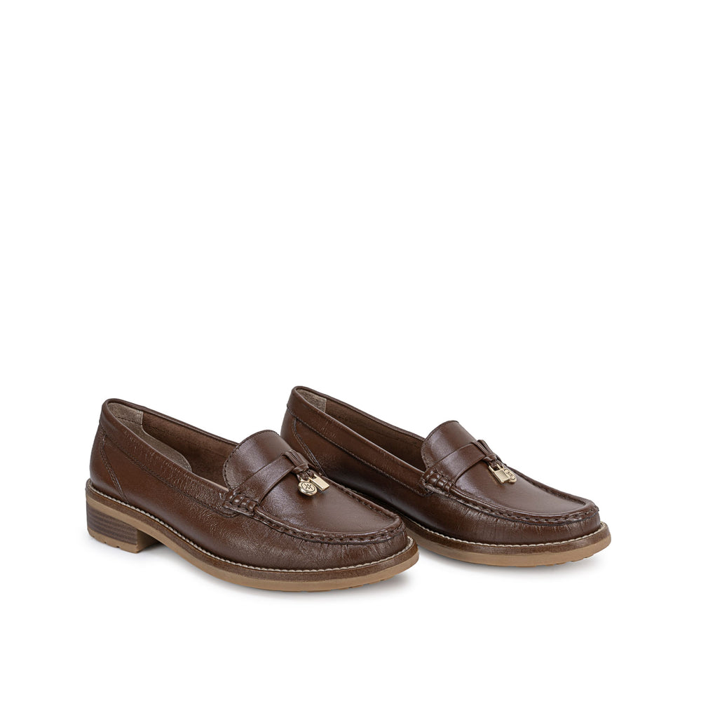 Zapato Mocasín Casual Marron