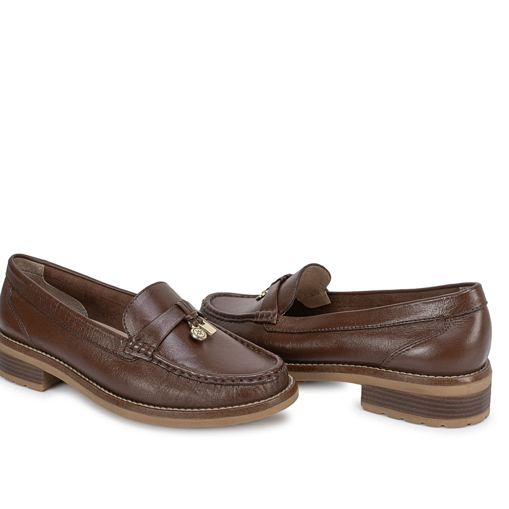 Zapato Mocasín Casual Marron