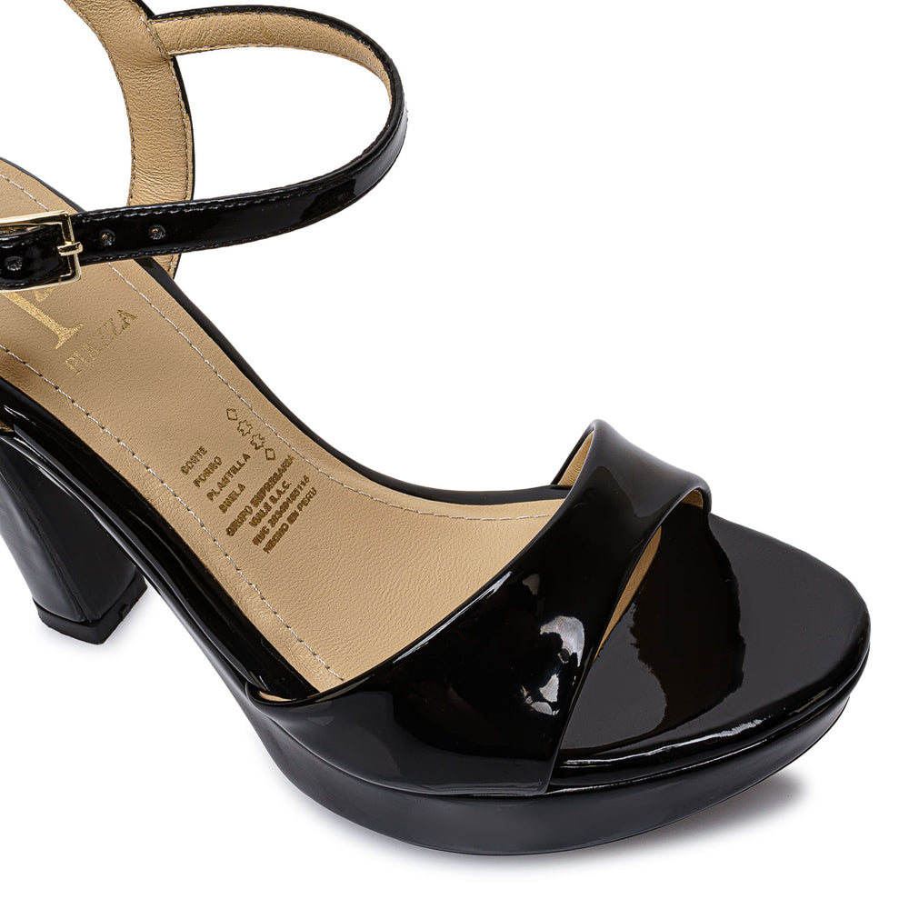 Sandalia D'orsay Casual Negro