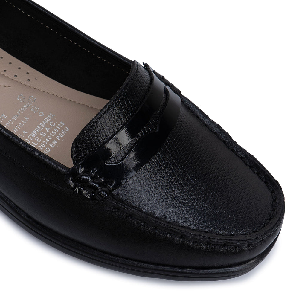 Zapato Mocasín Casual Negro