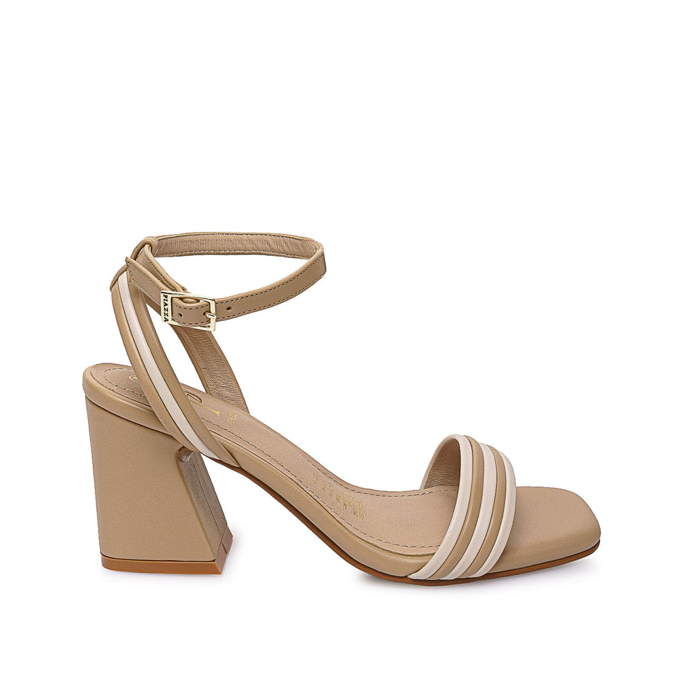 Sandalia D'Orsay Casual Beige