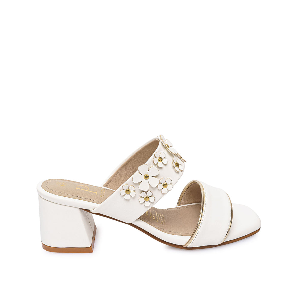 Sandalia D'orsay Casual Blanco