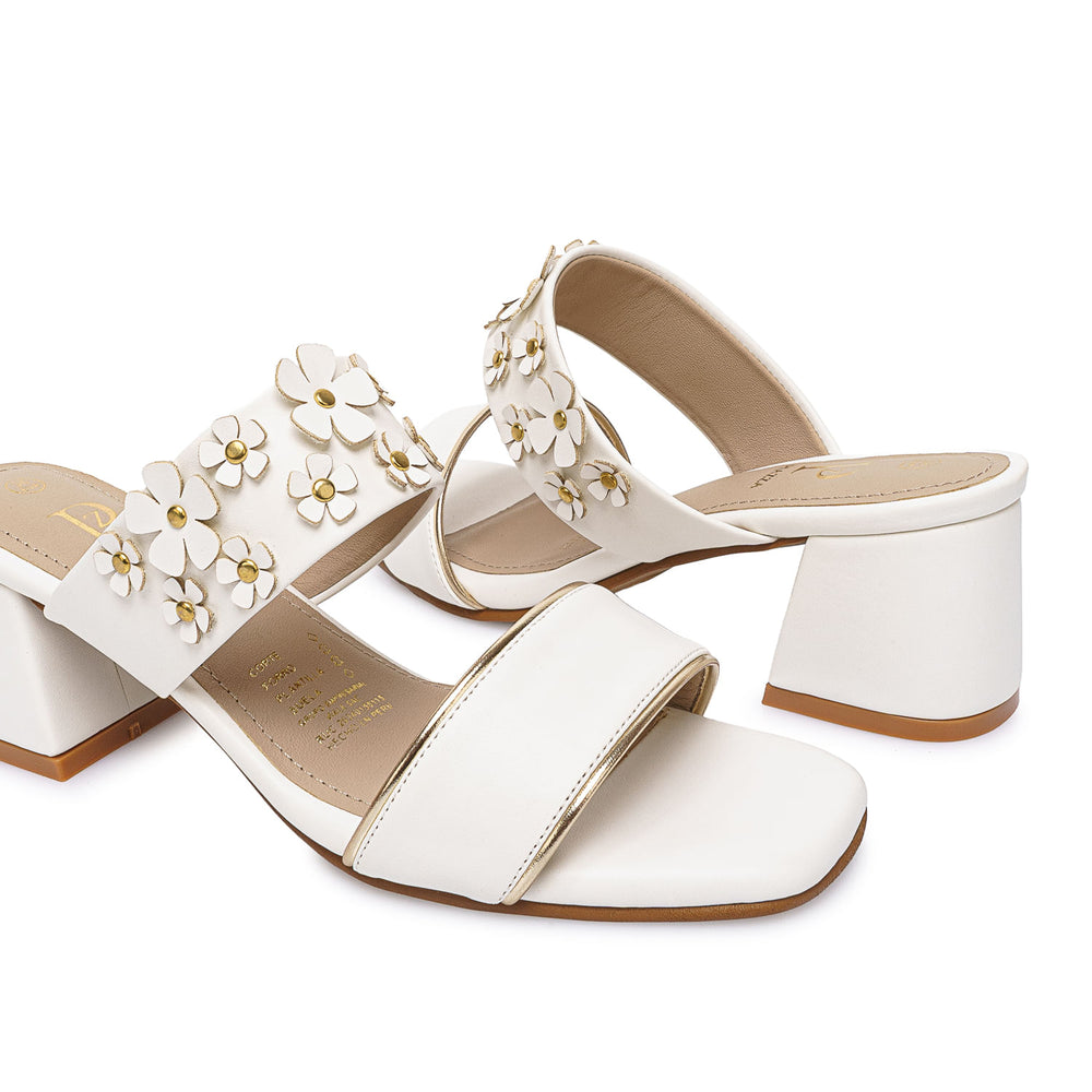 Sandalia D'orsay Casual Blanco