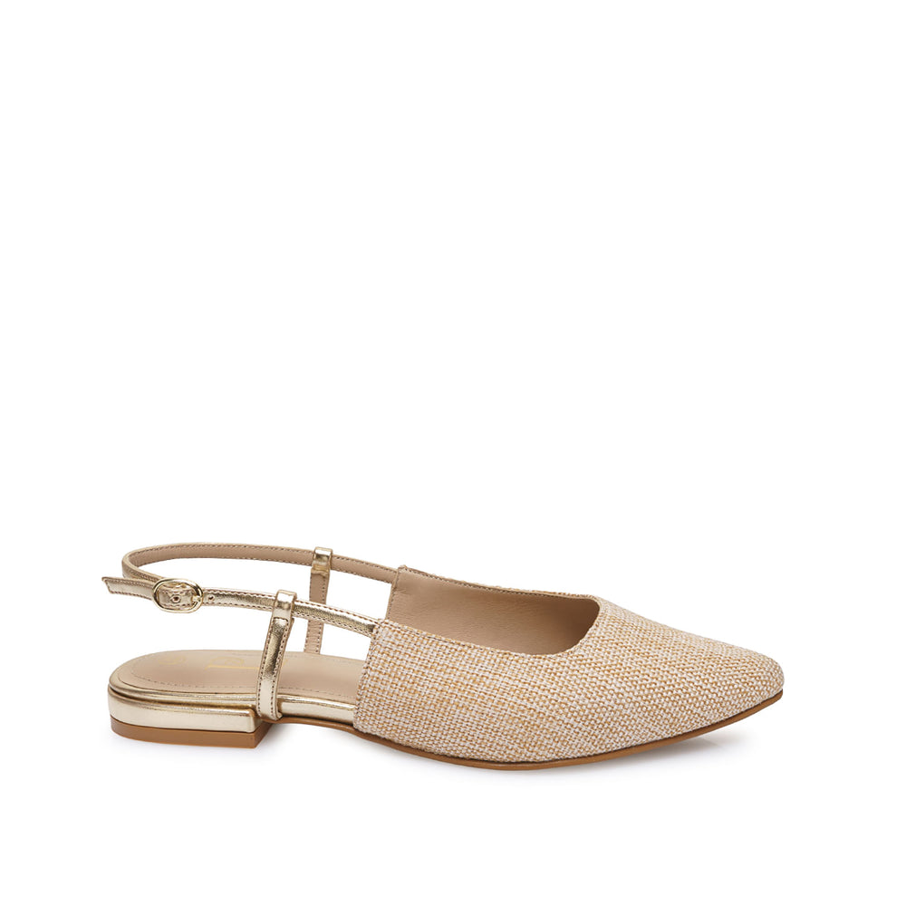Zapato Stiletto Casual Beige