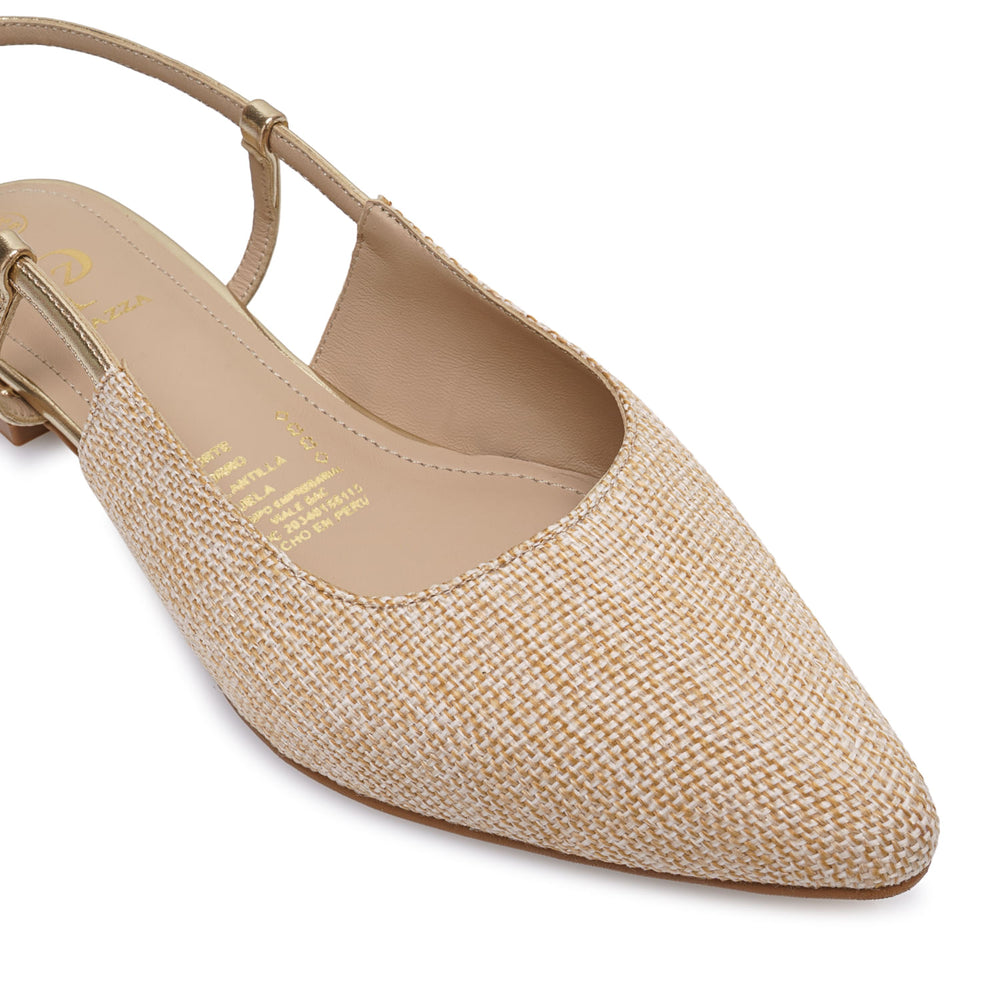 Zapato Stiletto Casual Beige