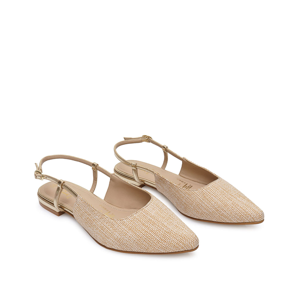 Zapato Stiletto Casual Beige