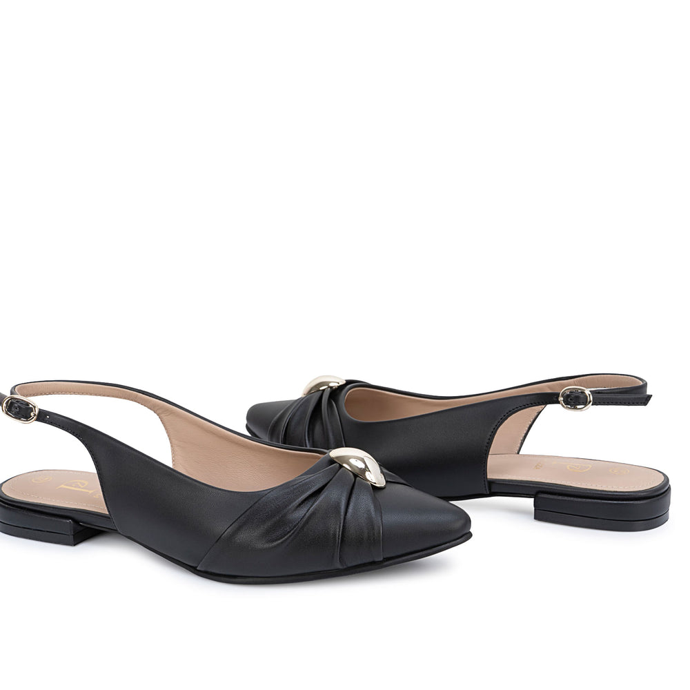 Zapato Stiletto Casual Negro