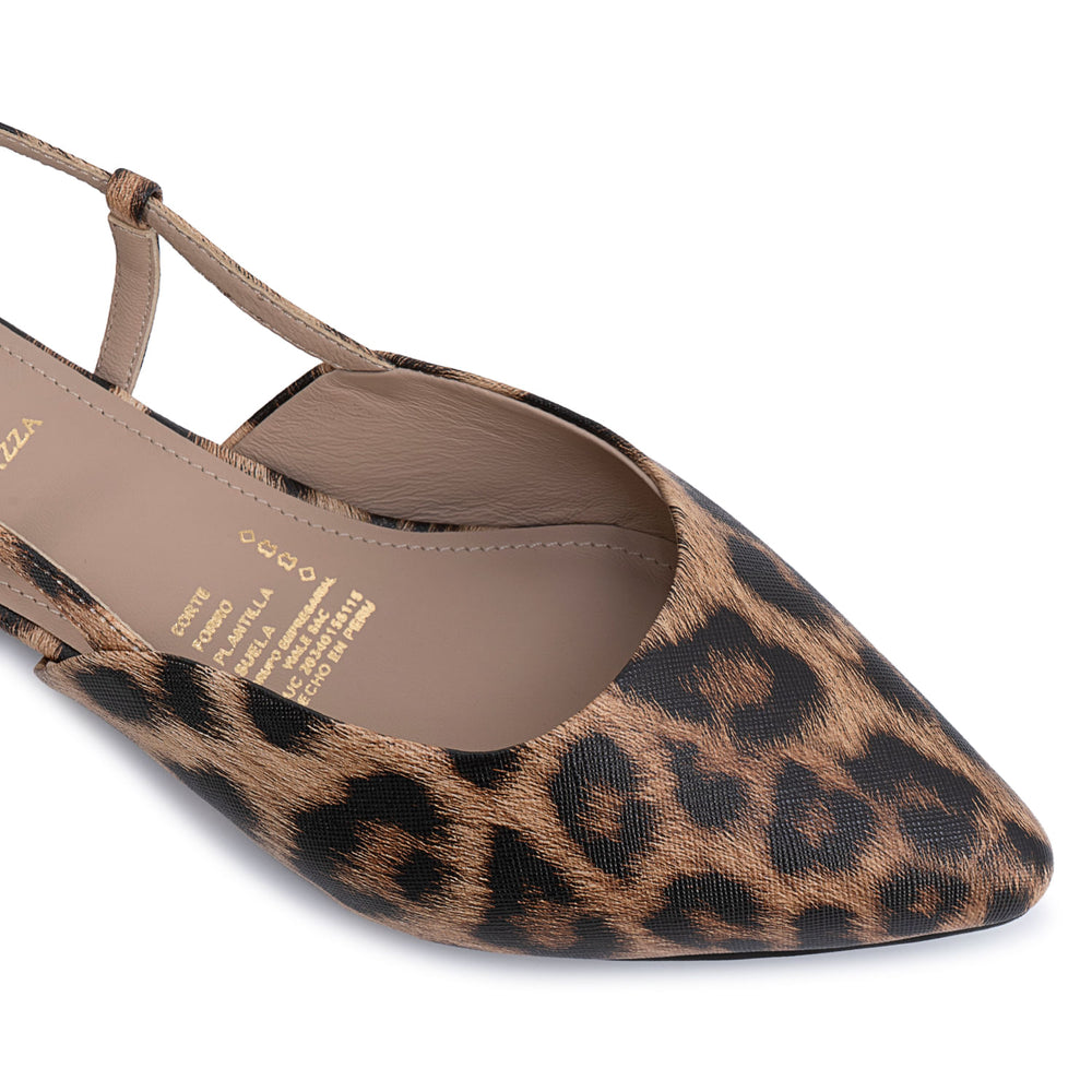 Zapato Stiletto Casual Cheeta