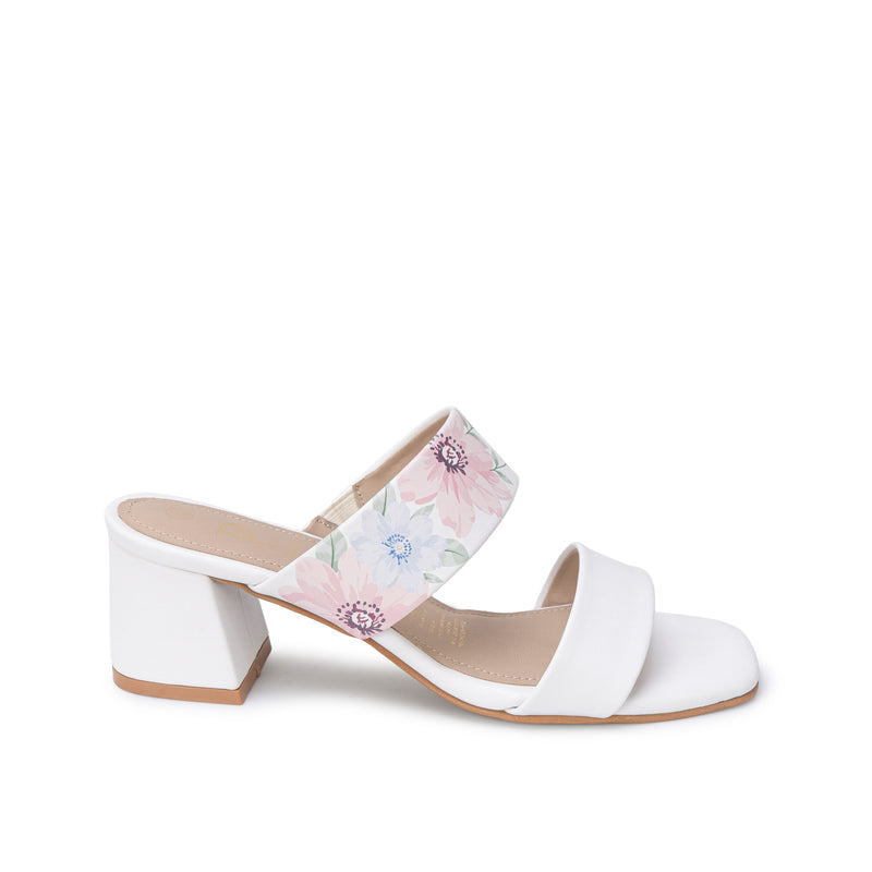 Sandalia D'Orsay Casual Blanco