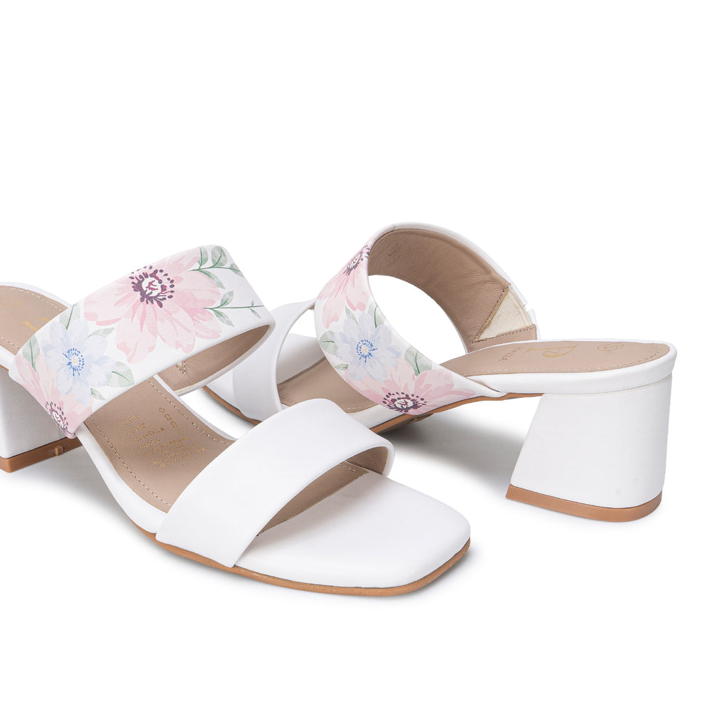 Sandalia D'Orsay Casual Blanco