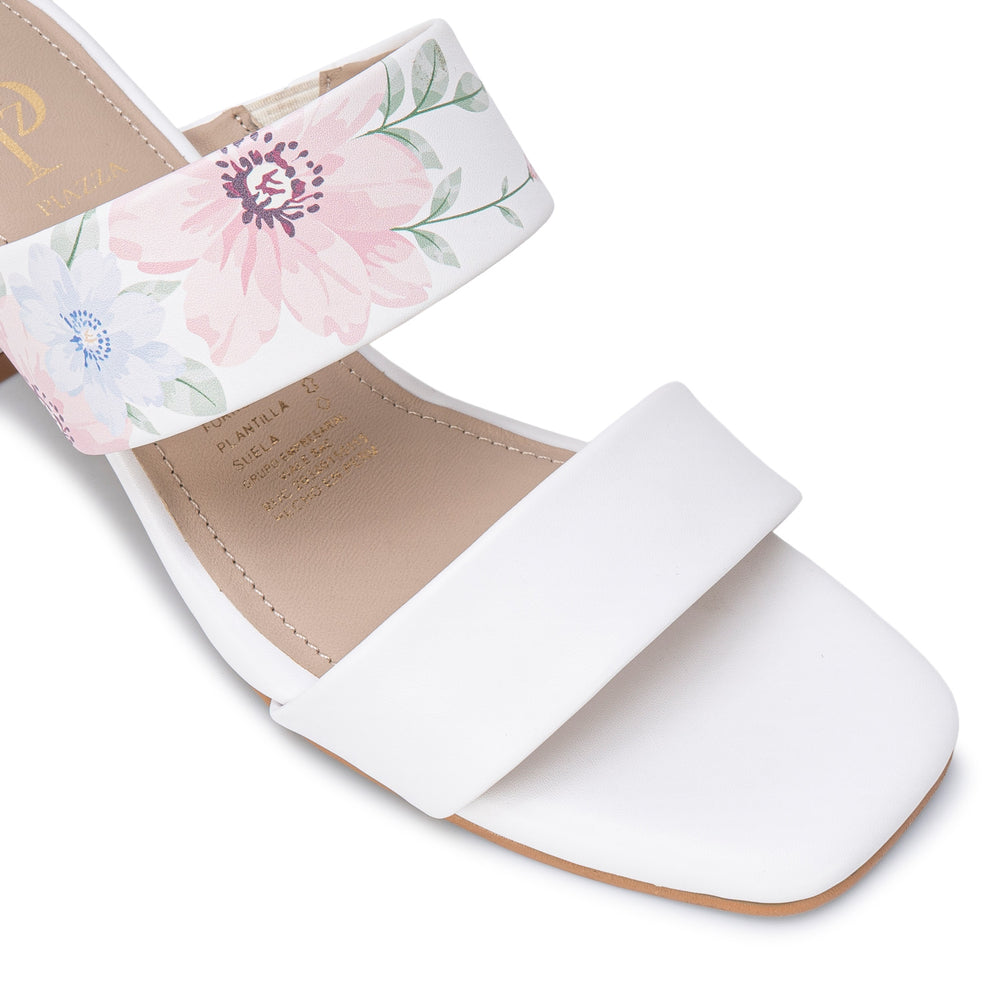 Sandalia D'Orsay Casual Blanco