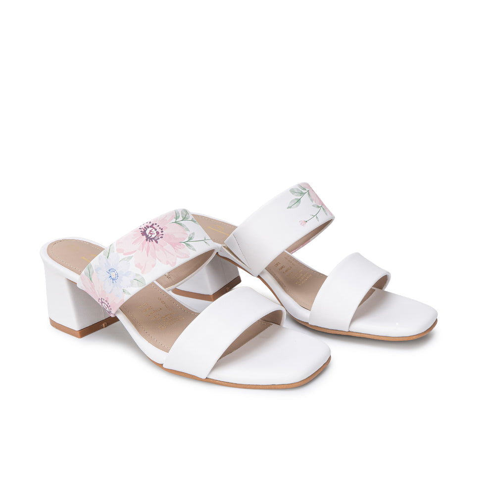 Sandalia D'Orsay Casual Blanco