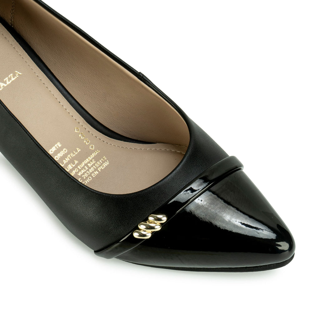 Zapato Stiletto Casual Negro