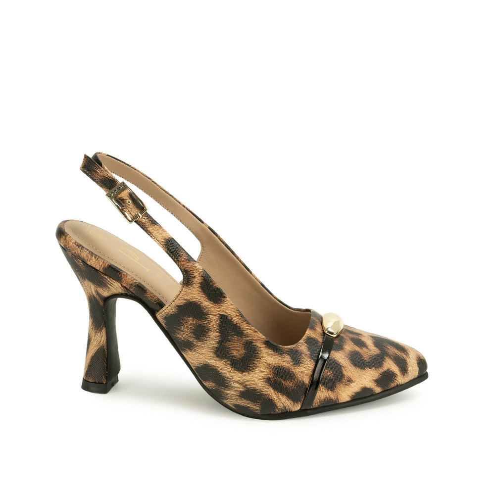 Zapato Stiletto Casual Cheeta