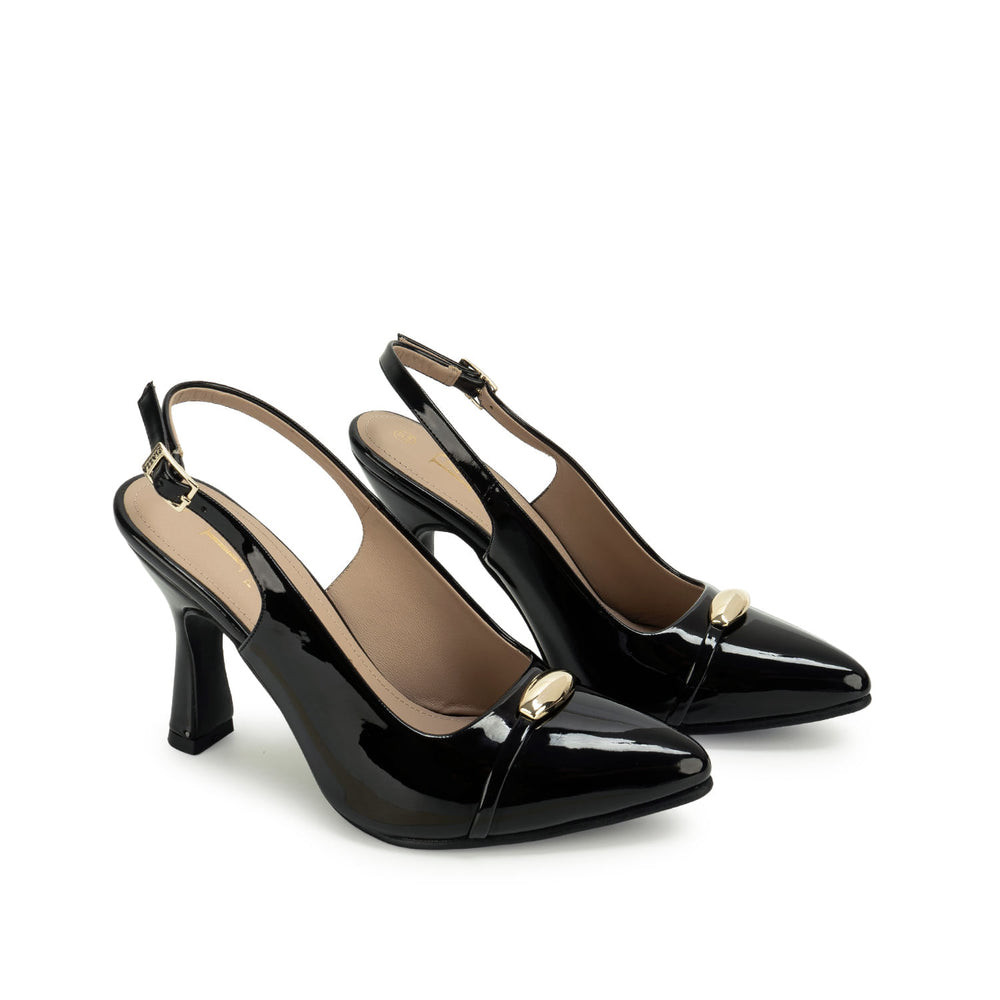 Zapato Stiletto Casual Negro