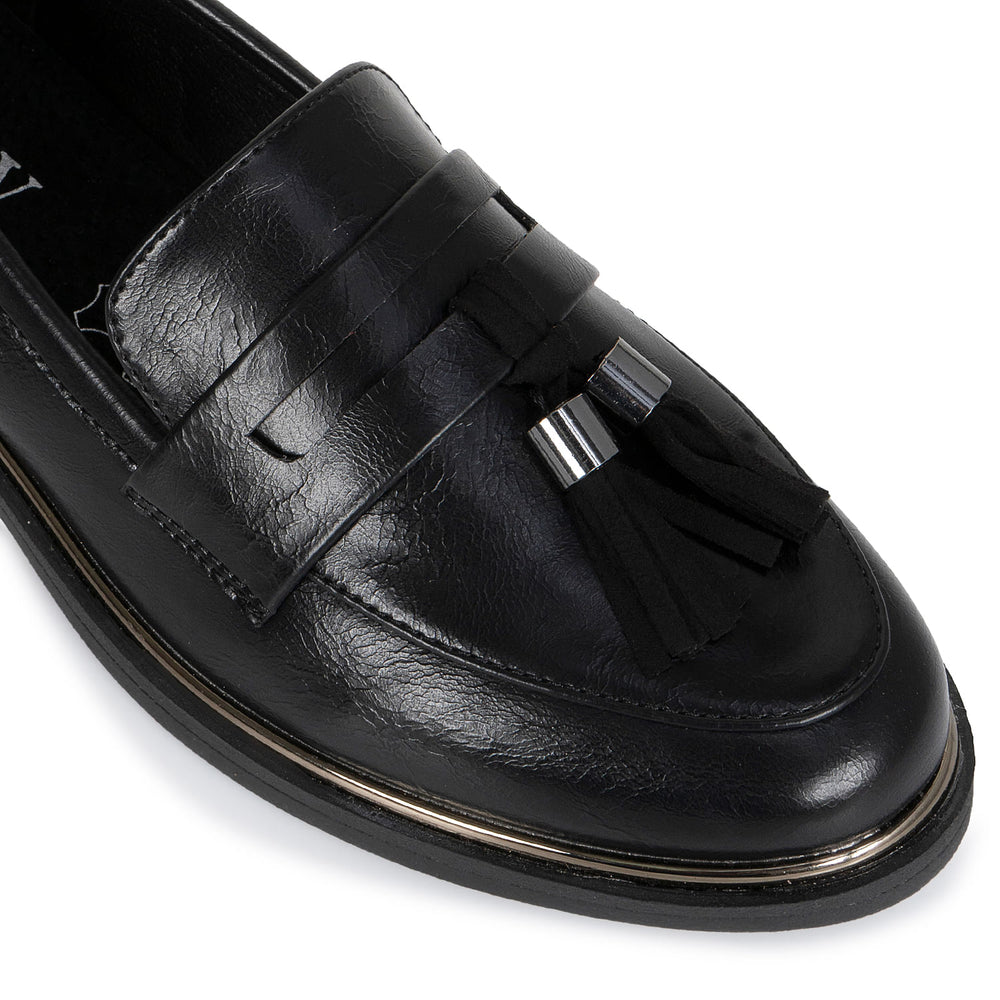Zapato Mocasín Casual Negro Adv