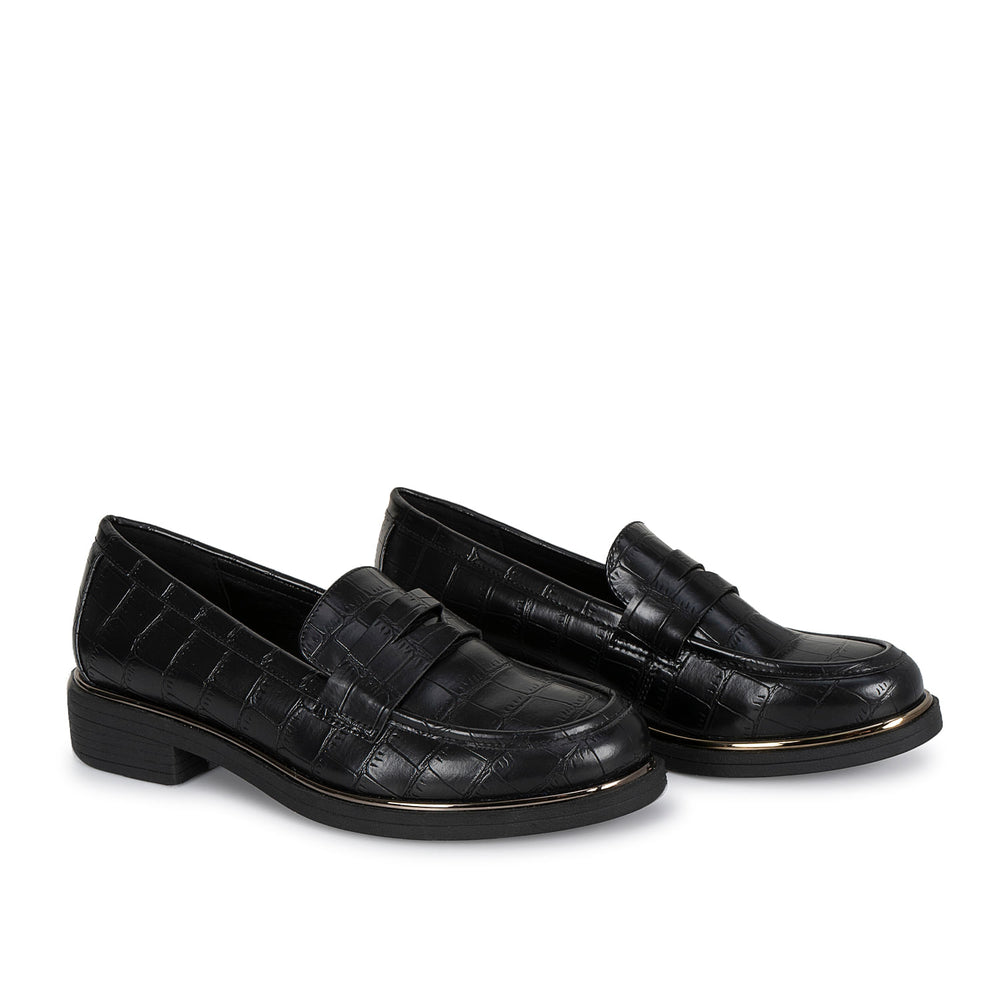 Zapato Mocasín Casual Negro Adv