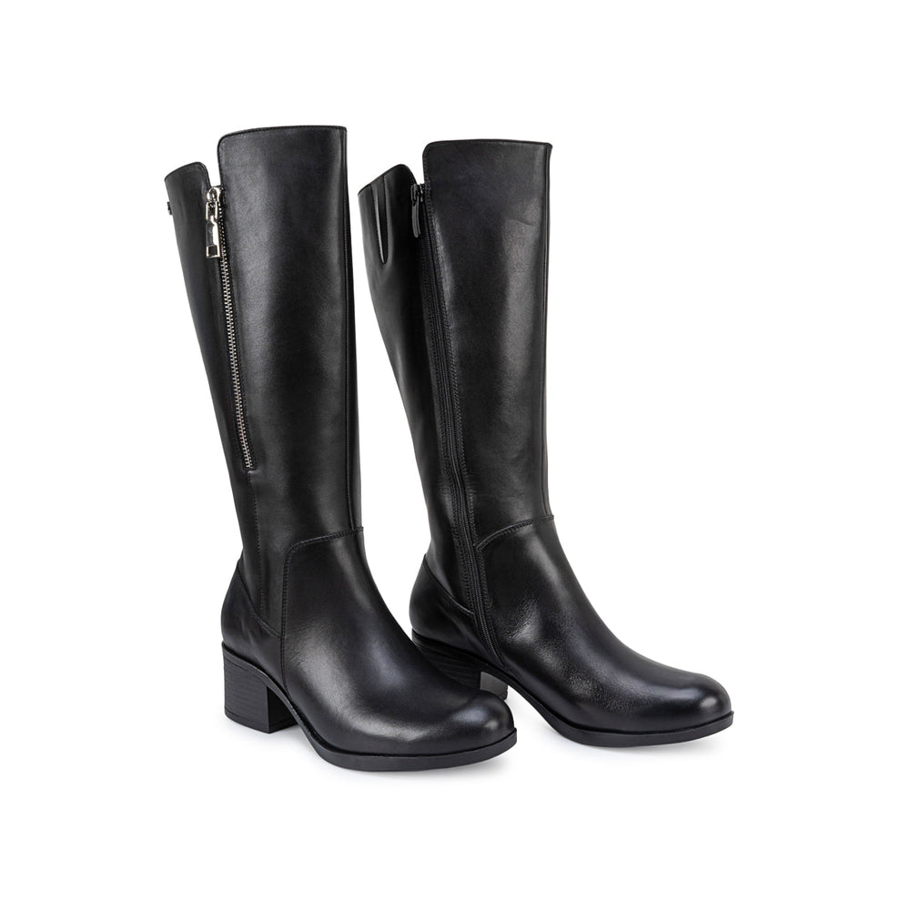 Bota Alta Jodhpur Casual Negro