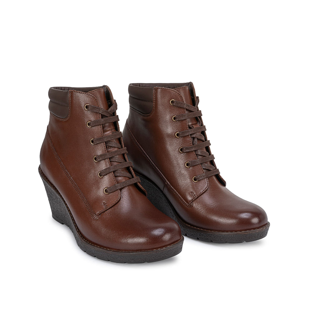 Botin Derby Casual Castaño