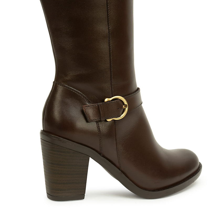 Bota Alta Jodhpur Casual Canela