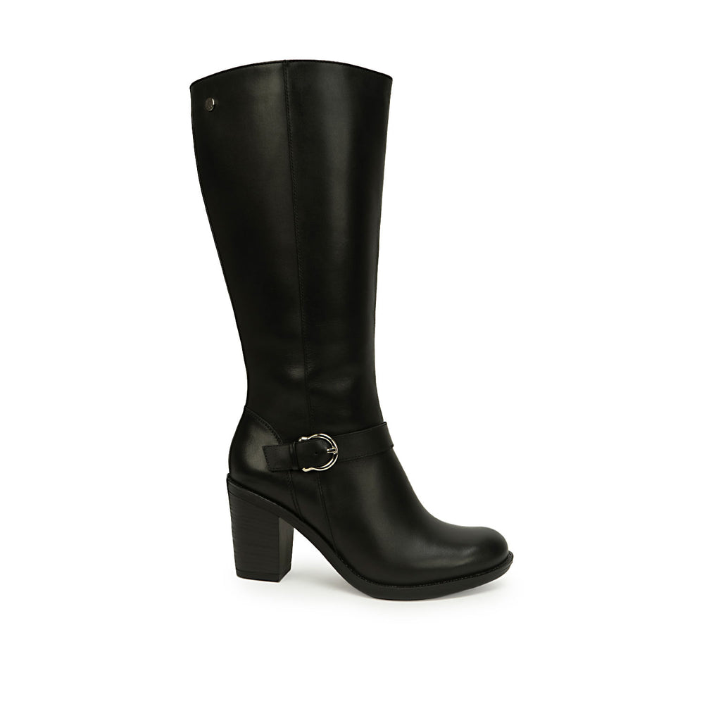 Bota Alta Jodhpur Casual Negro