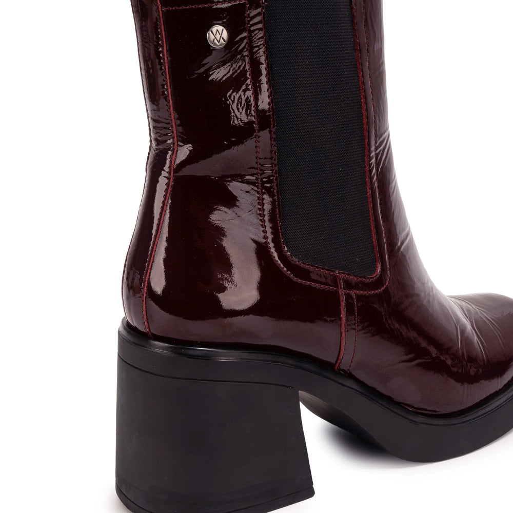 Botin Chelsea Casual Cereza