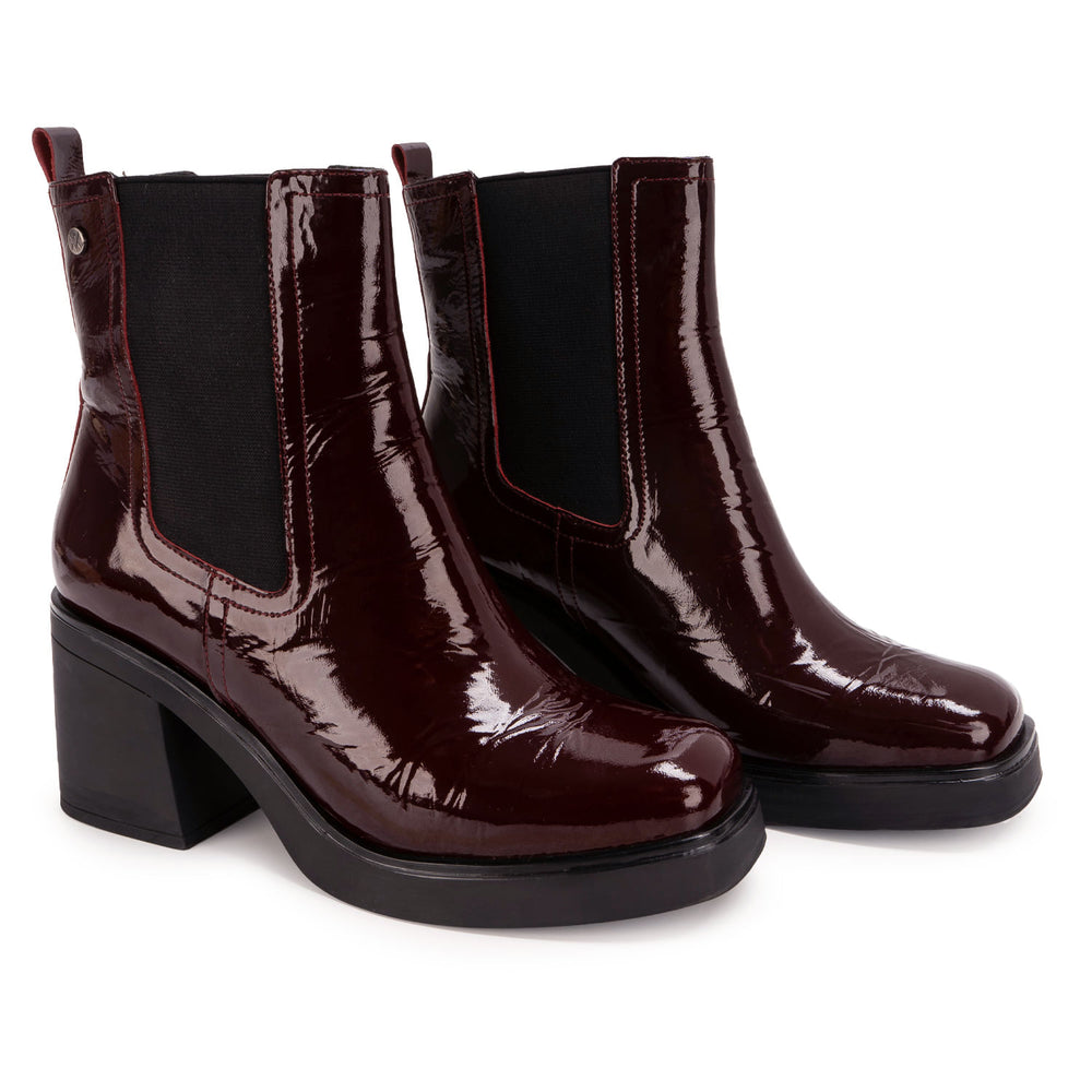 Botin Chelsea Casual Cereza
