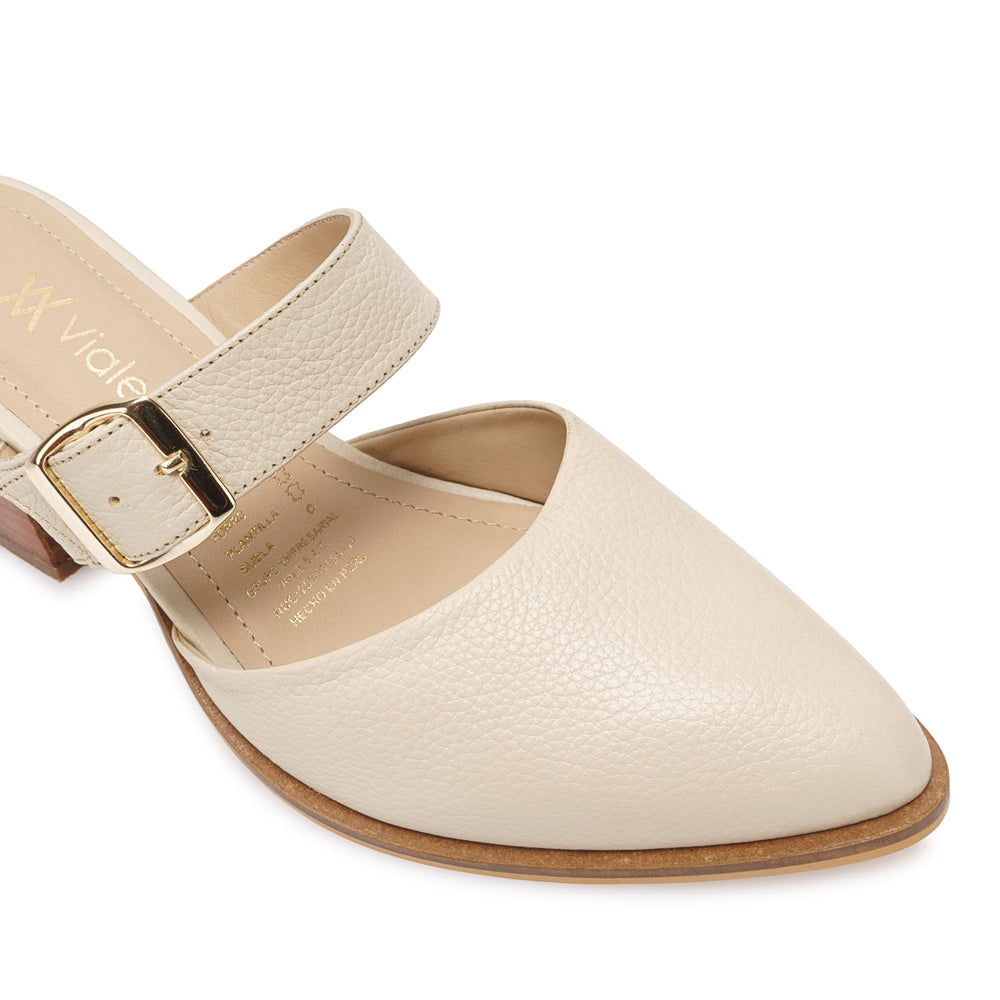 Zapato Sueco Casual Vainilla