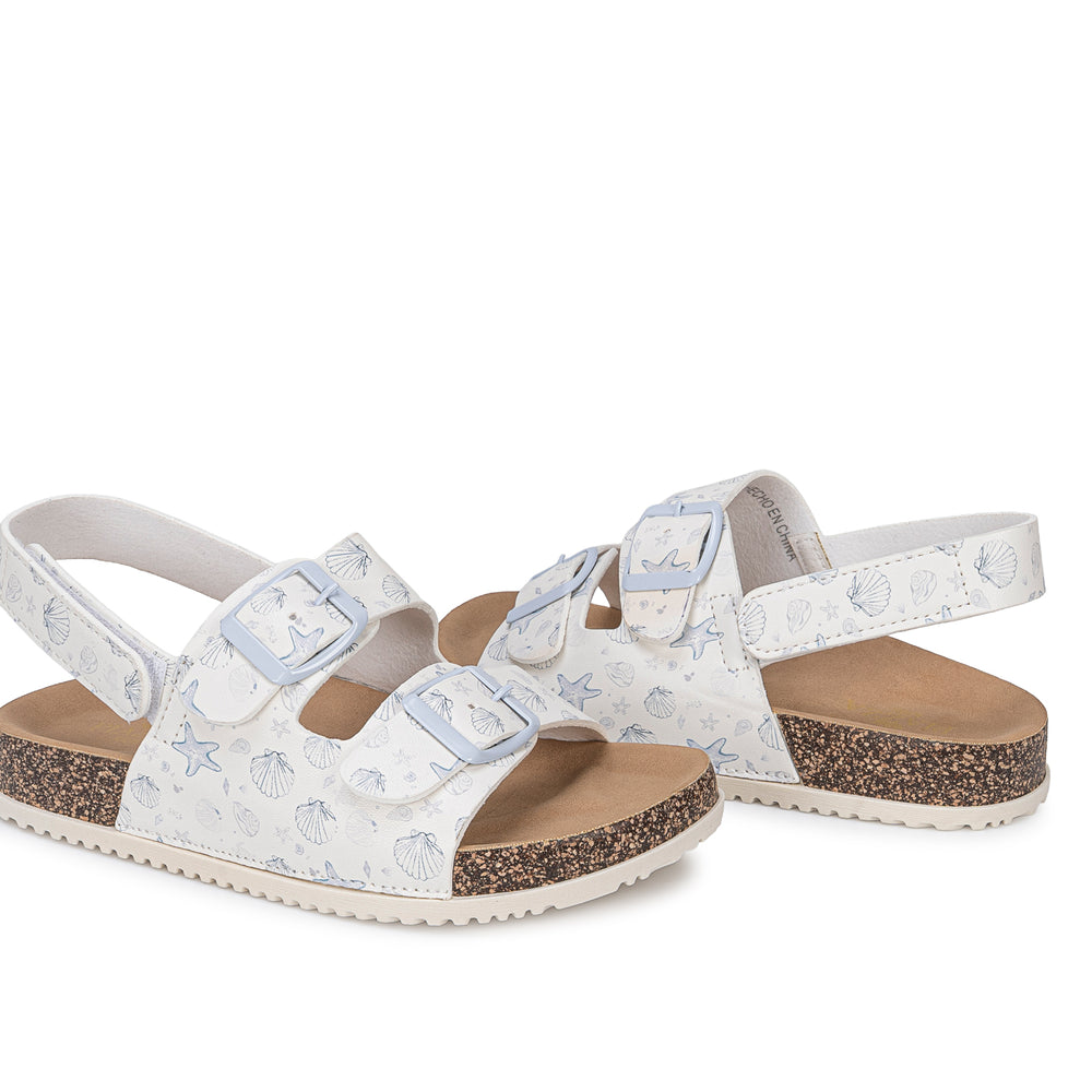 Sandalia Strap Casual Blan/Cele