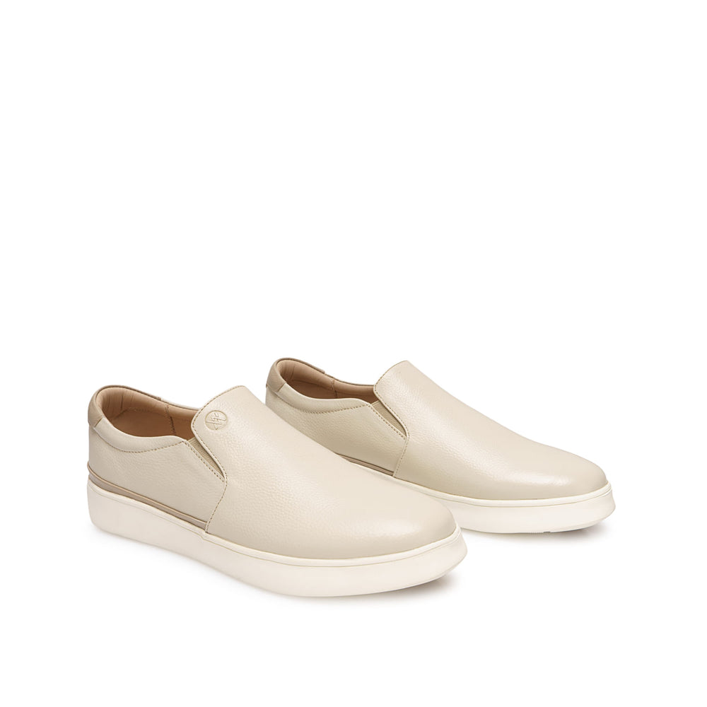 Zapatilla Slip On Casual Beige