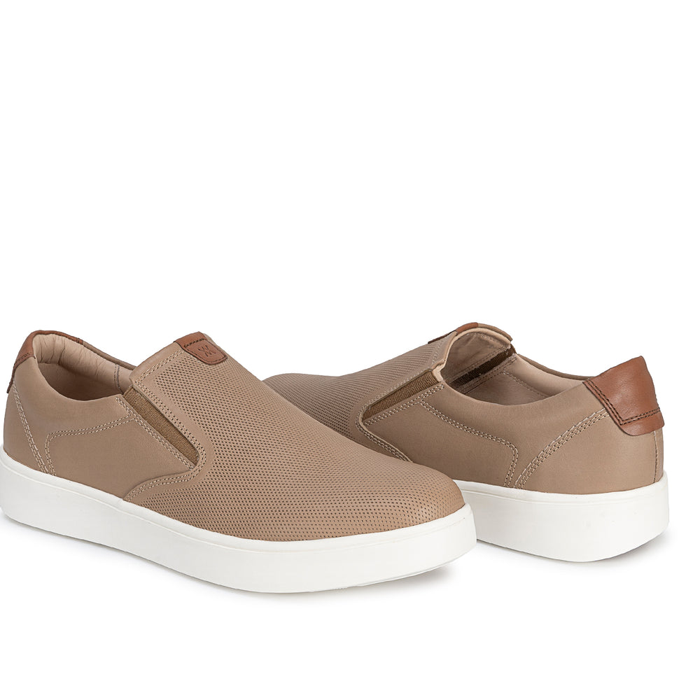Zapatilla Slip On Casual Nutria