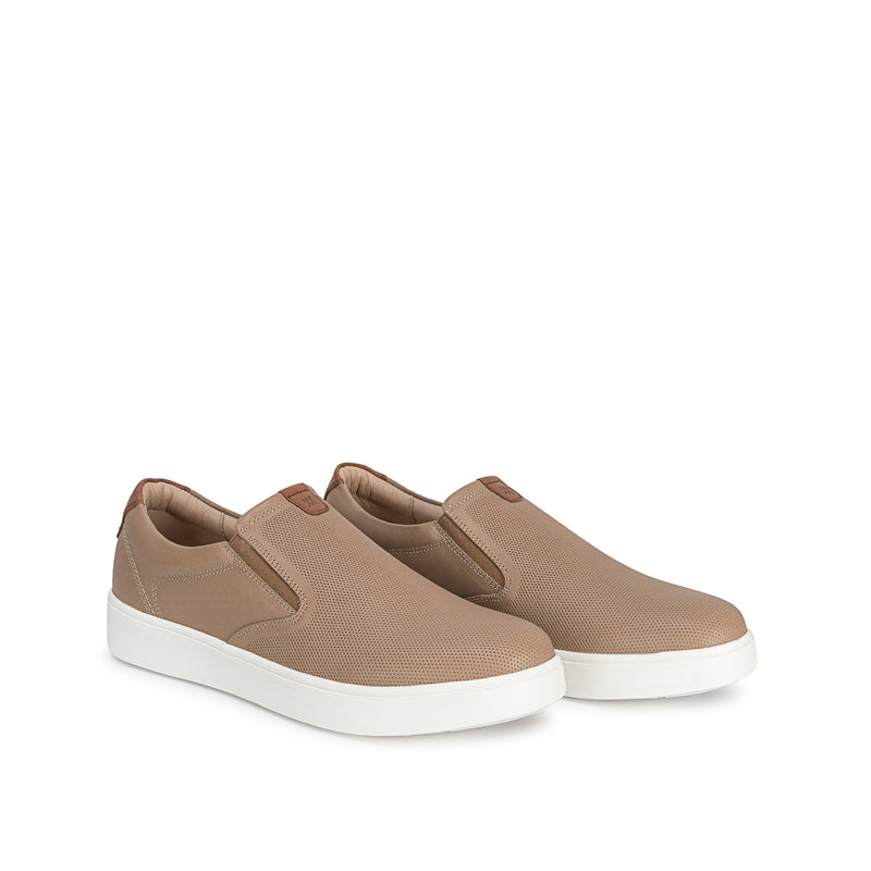 Zapatilla Slip On Casual Nutria
