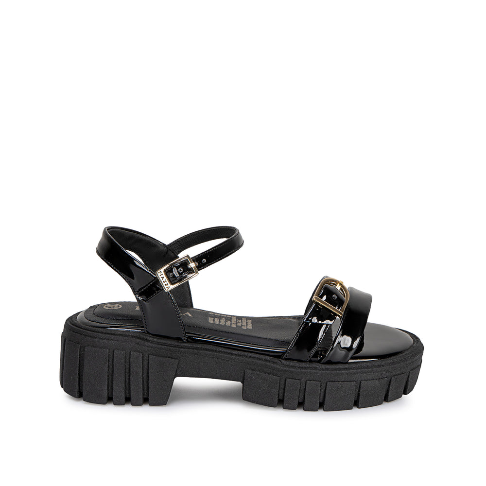 Sandalia D'Orsay Casual Negro