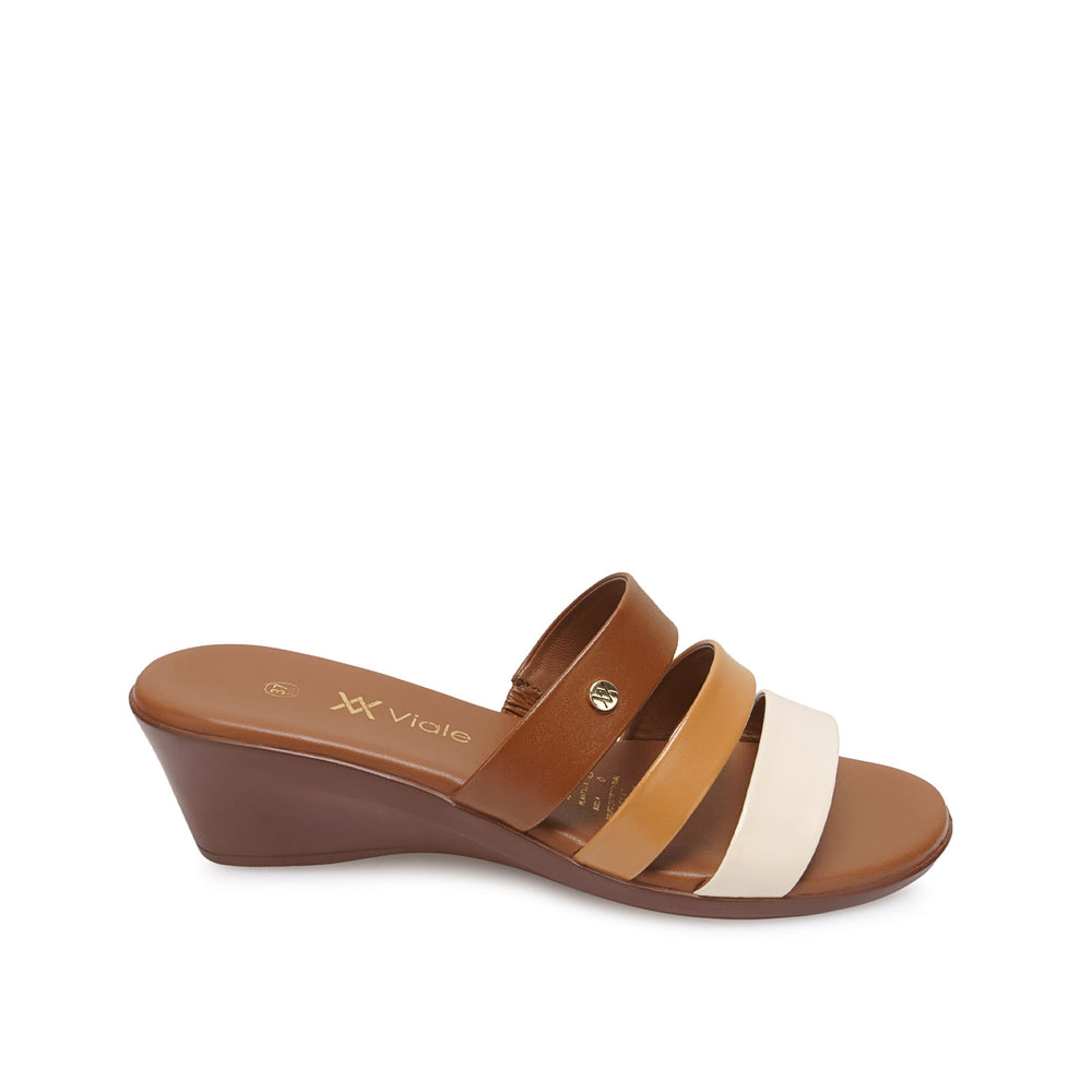 Sandalia Slide Casual Habano