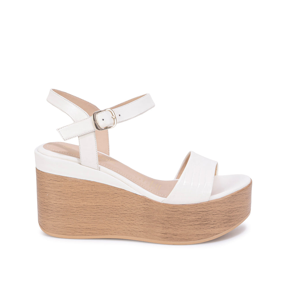 Sandalia Casual Blanco Sof