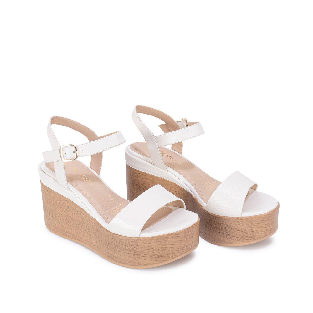 Sandalia Casual Blanco Sof