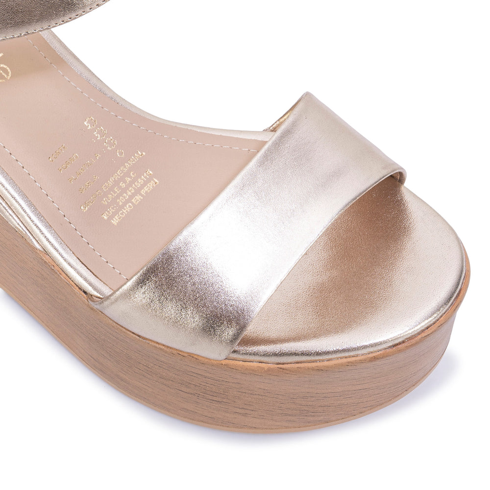 Sandalia Casual Champagne