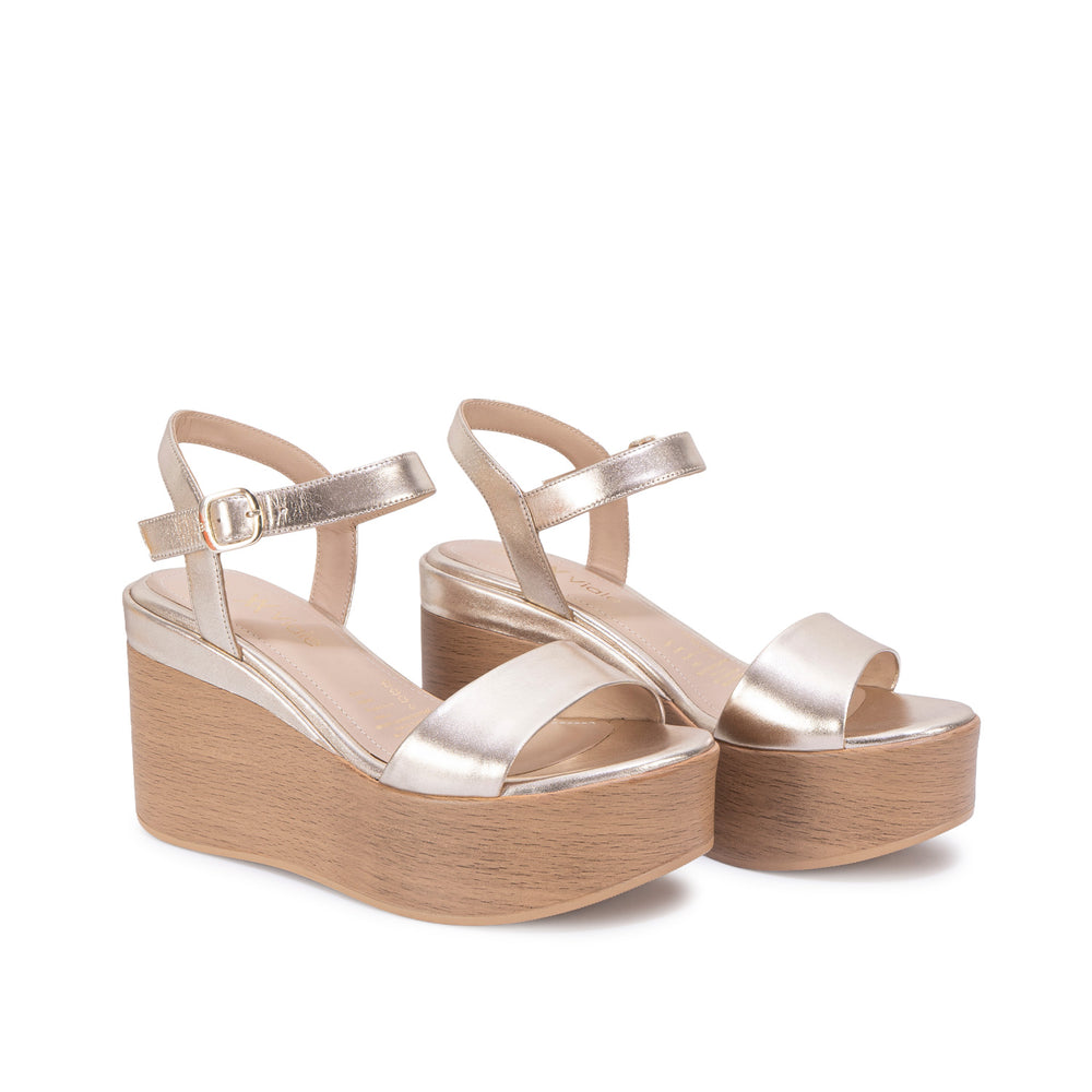Sandalia Casual Champagne