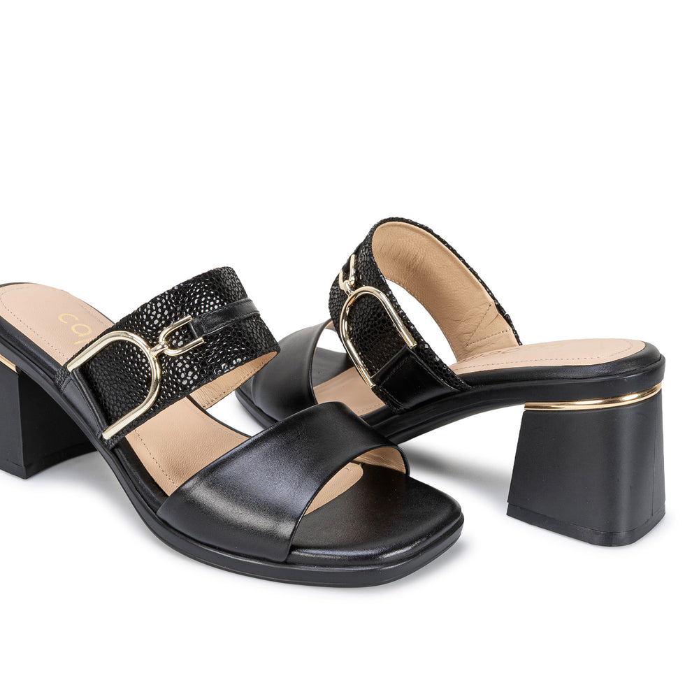 Sandalia Strap Casual Negro