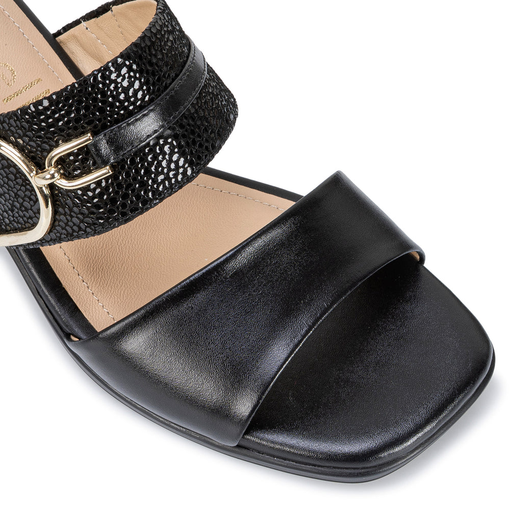 Sandalia Strap Casual Negro